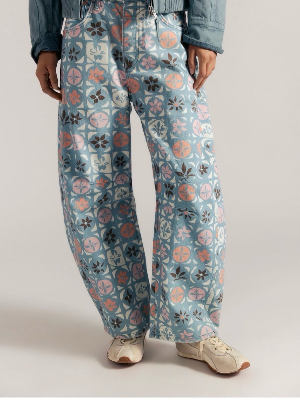 We The Free Good Luck Mid Rise Barrel Jeans